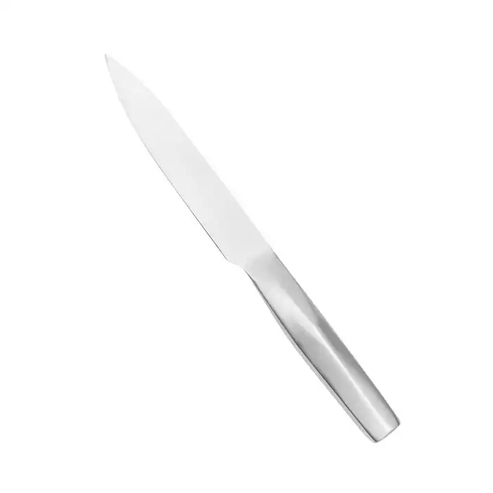 Cuchillo de frutas de pan de chef profesional de alta calidad ss430 Mango cuchillo de cocina de acero inoxidable con asiento de cuchillo 