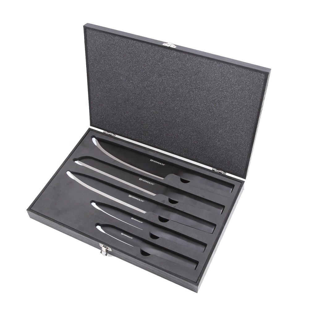 Herramientas de cocina profesionales avanzadas cuchillo de chef de óxido negro juego de cuchillo de cocina de 8 pulgadas de carne vegetal juego de talla de cuchillo de cocina 