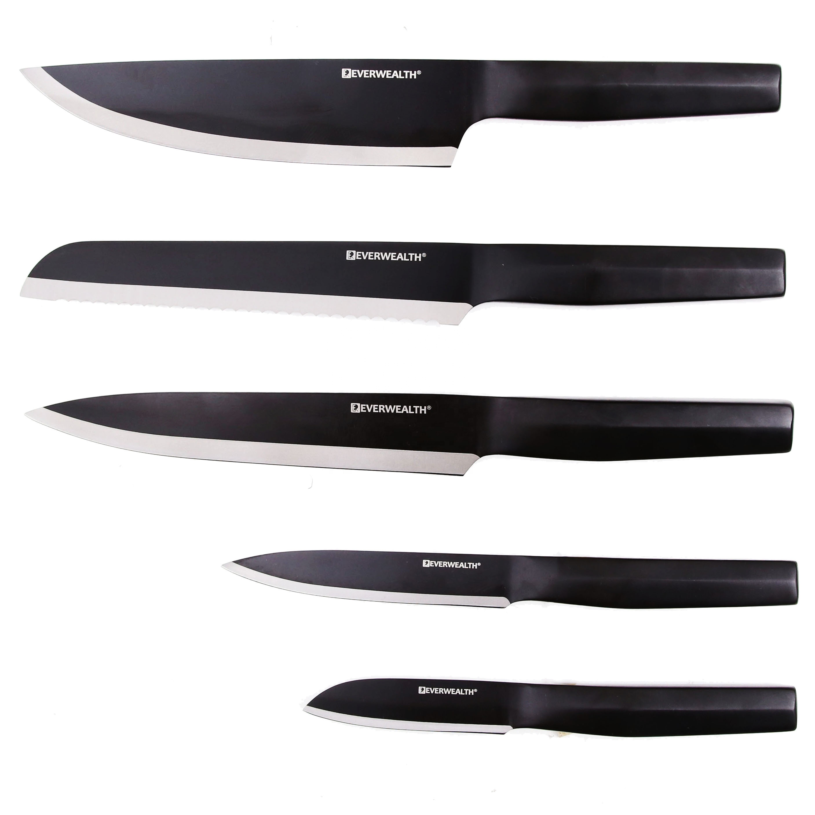 Herramientas de cocina profesionales avanzadas cuchillo de chef de óxido negro juego de cuchillo de cocina de 8 pulgadas de carne vegetal juego de talla de cuchillo de cocina 